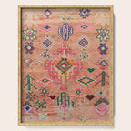 Moroccan Berber Traditional Carpet Serving Tray Gallery Image 1