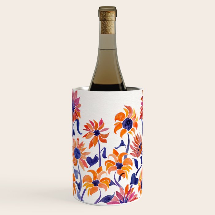 Sunflowers - Sunset Palette Wine Chiller Gallery Image 1