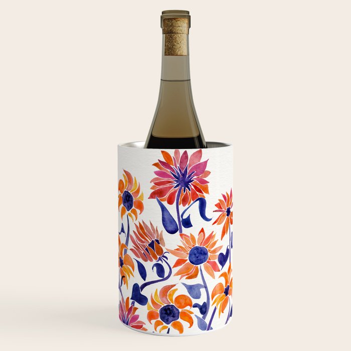 Sunflowers - Sunset Palette Wine Chiller Gallery Image 3