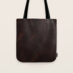 Dark Brown Tote Bag Gallery Image 1