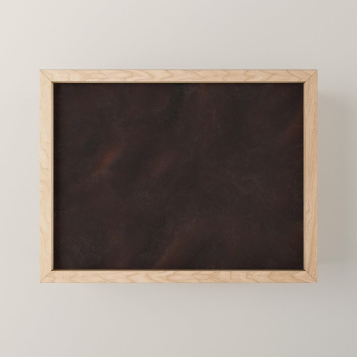 Dark Brown Mini Art Print Gallery Image 1