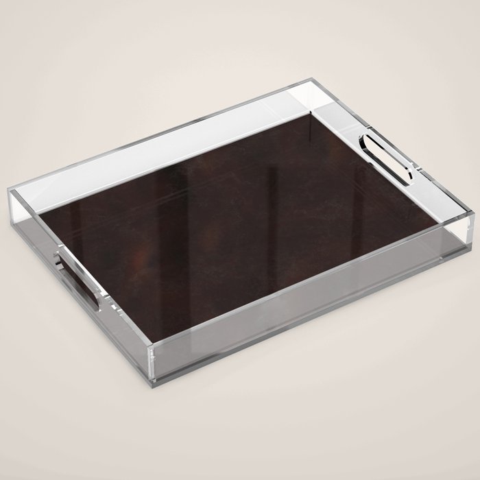 Dark Brown Acrylic Tray Gallery Image 1