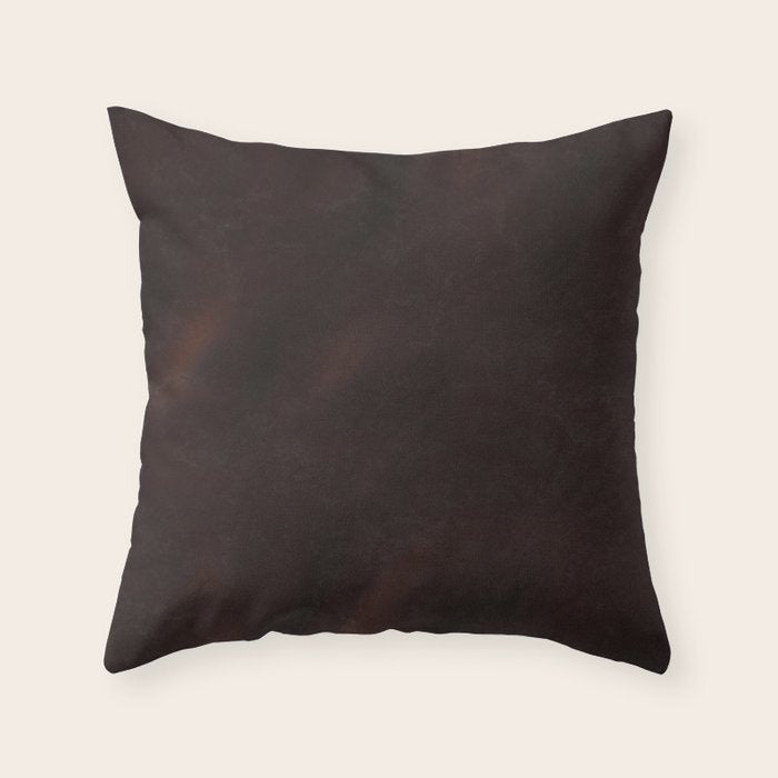 Dark Brown Throw Pillow Gallery Image 6