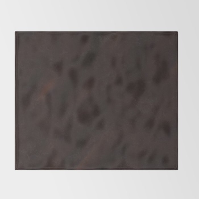 Dark Brown Throw Blanket Gallery Image 2