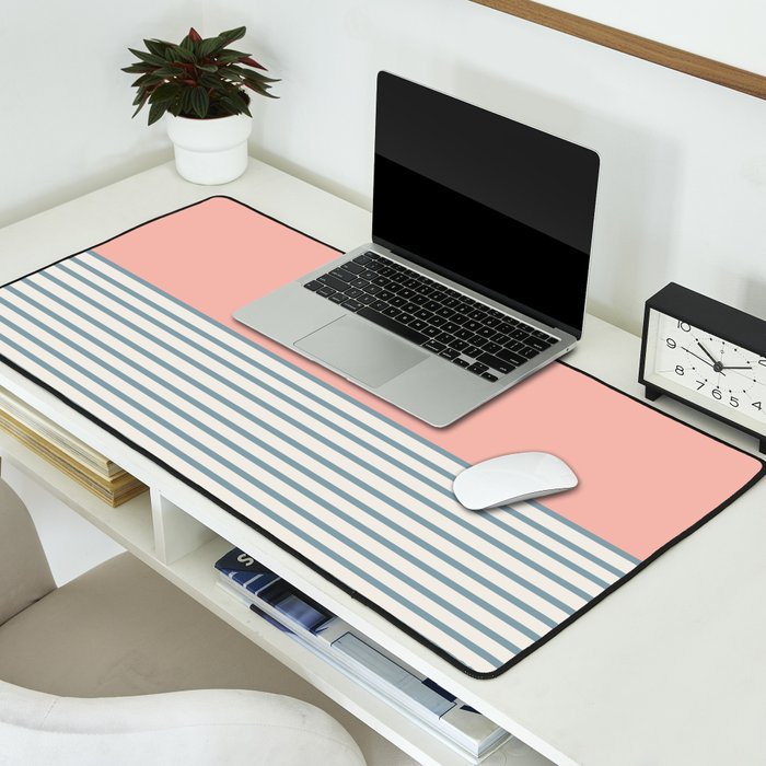 Sunrise Sunset V - Pink Blue Desk Mat Gallery Image 2