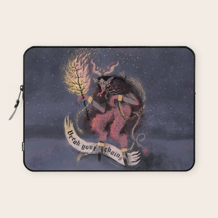 Krampus â Break your Chains! Laptop Sleeve Gallery Image 1