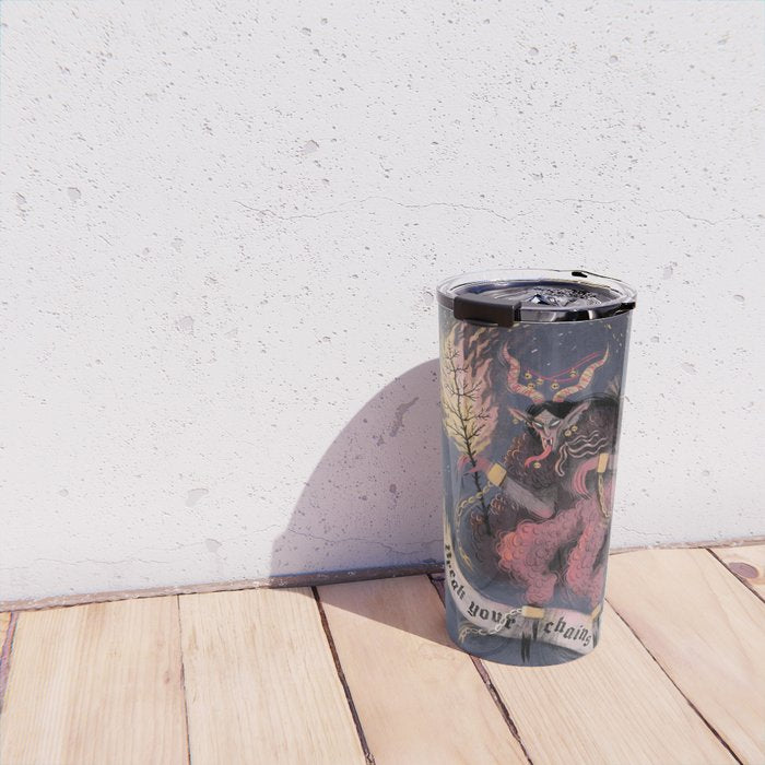 Krampus â Break your Chains! Travel Mug Gallery Image 4