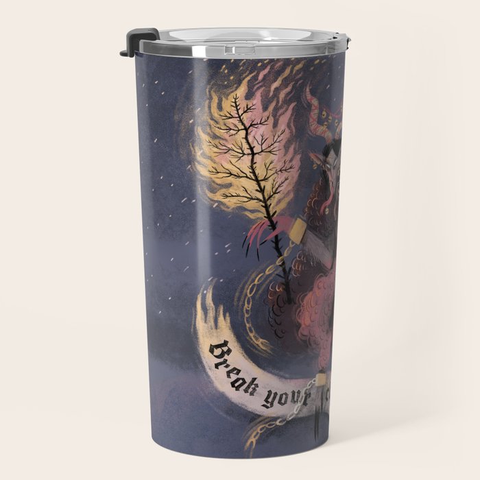 Krampus â Break your Chains! Travel Mug Gallery Image 3