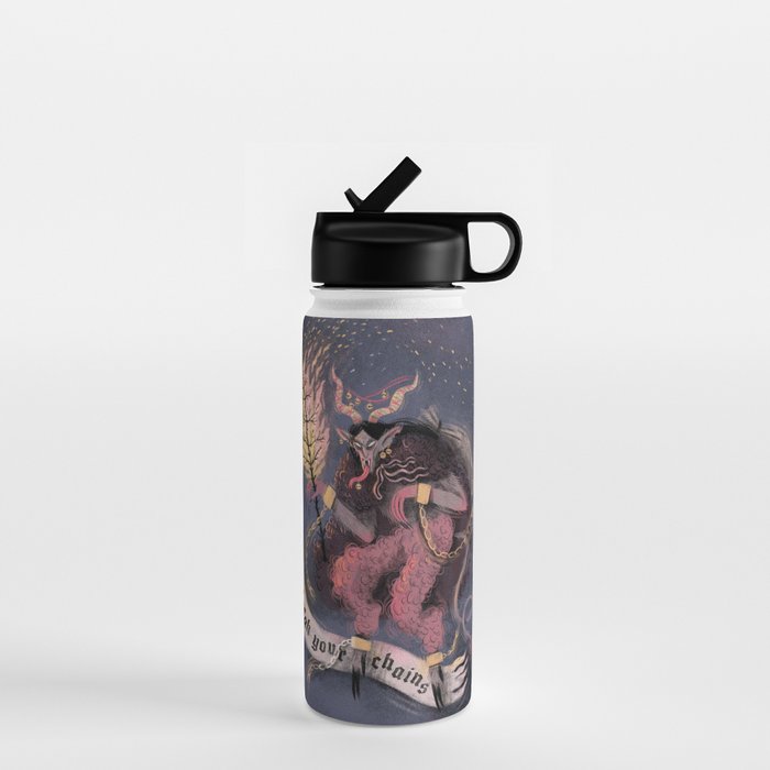 Krampus â Break your Chains! Water Bottle Gallery Image 1