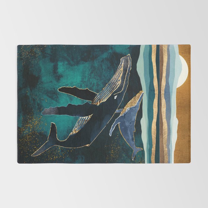 Moonlit Whales Rug Gallery Image 2