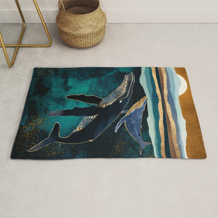 Moonlit Whales Rug Gallery Image 1