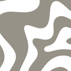 Liquid Swirl Abstract Pattern in Gray and White Coffee Mug Gallery Image 2