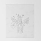  Spring Line Mood  Throw Blanket Gallery Image 2
