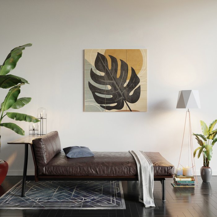 Abstract Tropical Art I Wood Wall Art Gallery Image 2