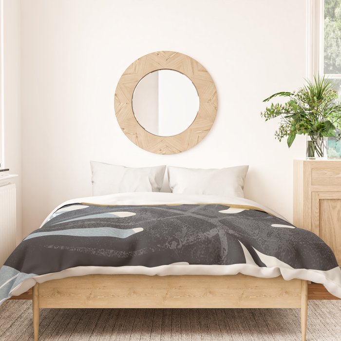 Abstract Tropical Art I Duvet Cover Gallery Image 3