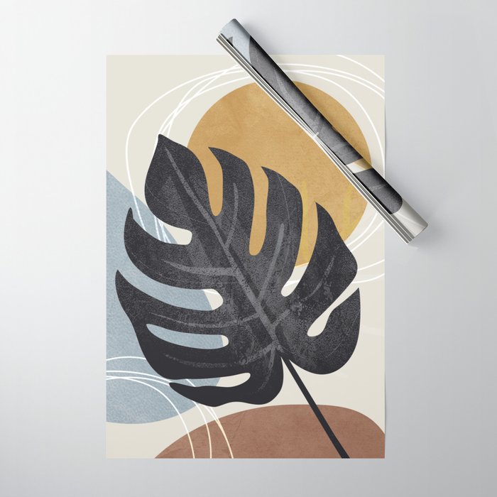 Abstract Tropical Art I Wrapping Paper Gallery Image 1