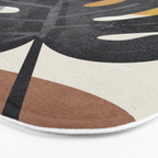 Abstract Tropical Art I Bath Mat Gallery Image 3