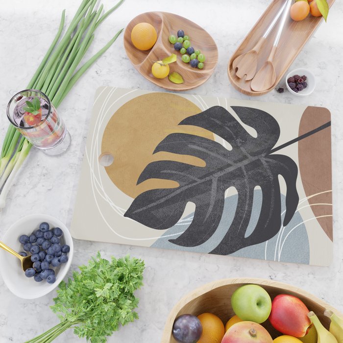 Abstract Tropical Art I Cutting Board Gallery Image 2