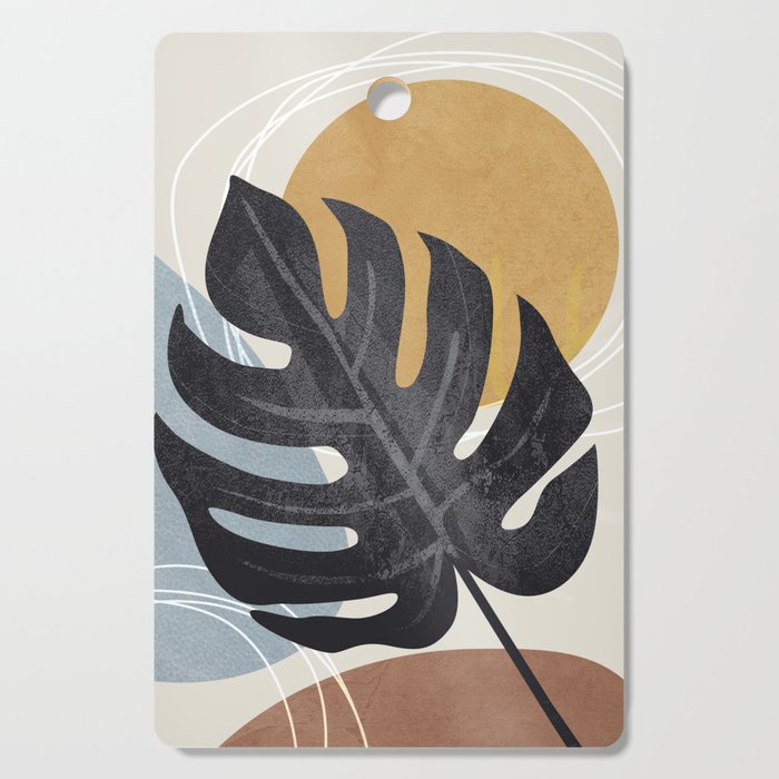 Abstract Tropical Art I Cutting Board Gallery Image 1