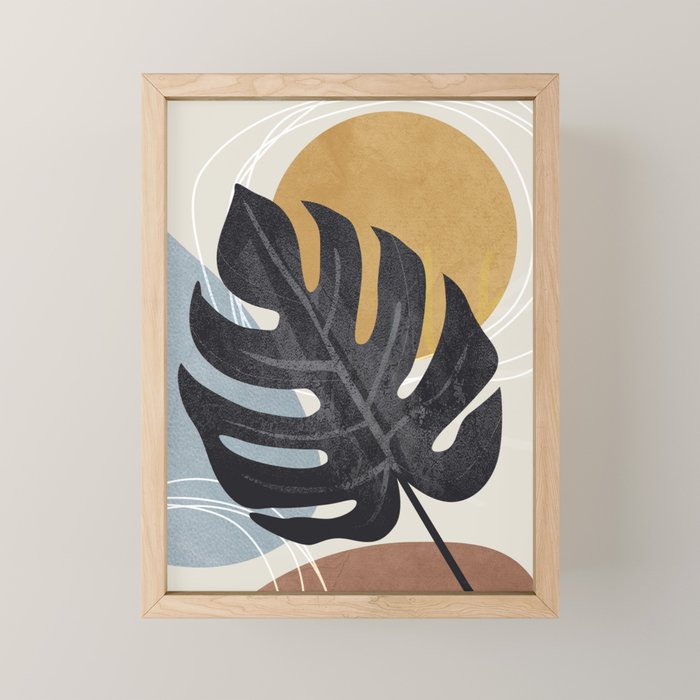 Abstract Tropical Art I Mini Art Print Gallery Image 1