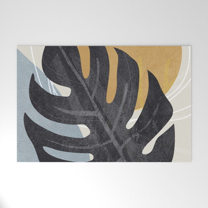 Abstract Tropical Art I Welcome Mat Gallery Image 1