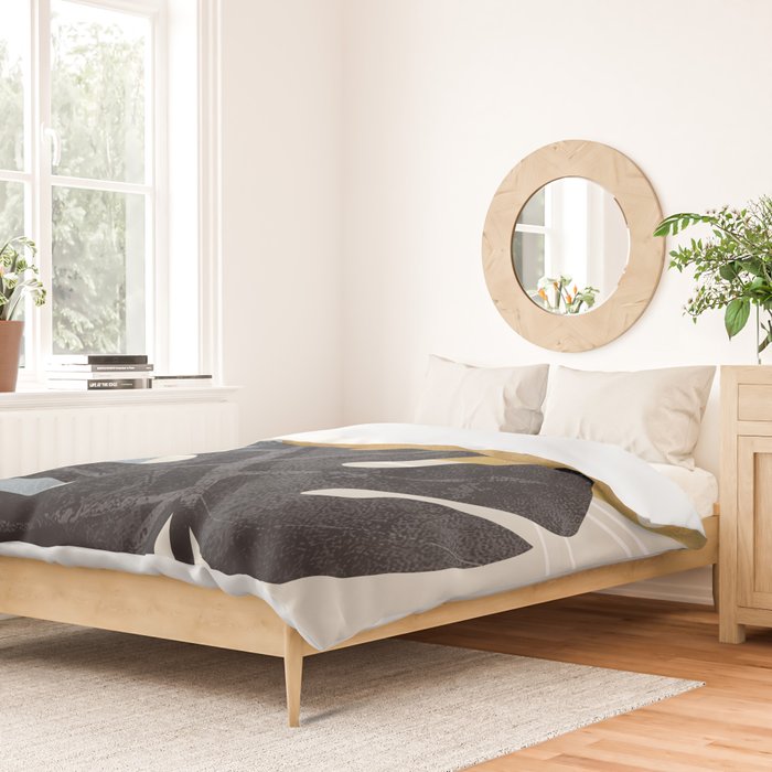 Abstract Tropical Art I Duvet Cover Gallery Image 2