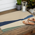 Japanese style large landscape  Outdoor Rug Gallery Image 2