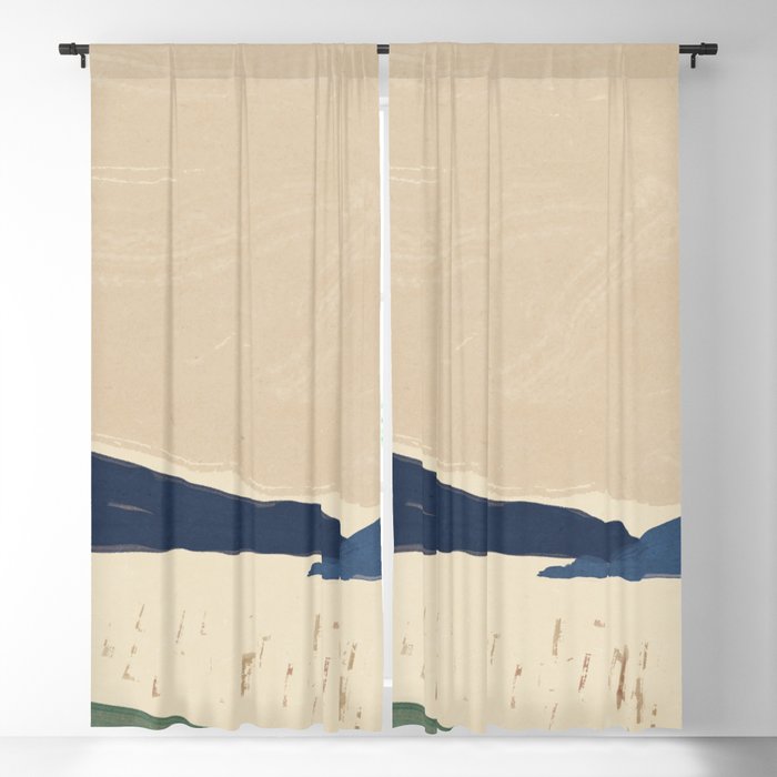 Japanese style large landscape  Window Curtain Gallery Image 5