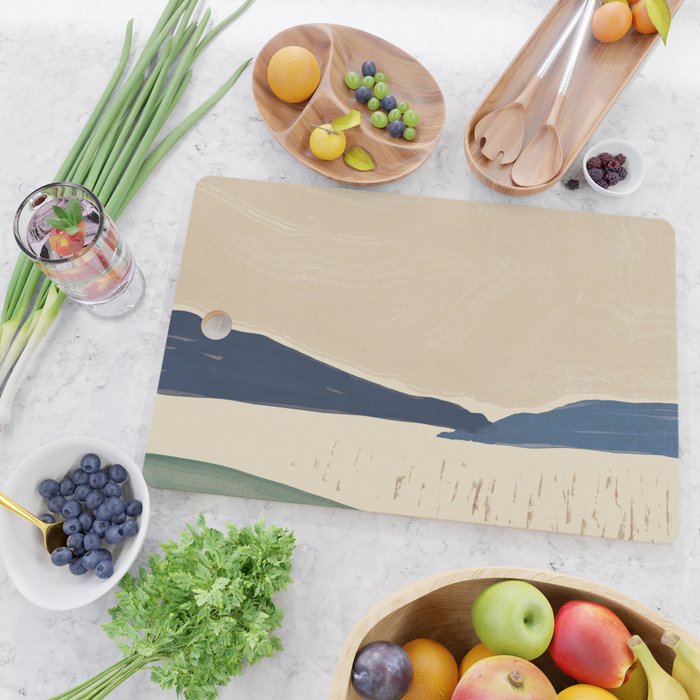 Japanese style large landscape  Cutting Board Gallery Image 2