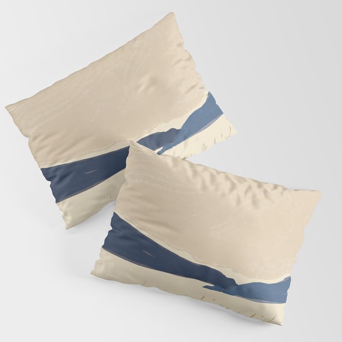 Japanese style large landscape  Pillow Sham Gallery Image 1