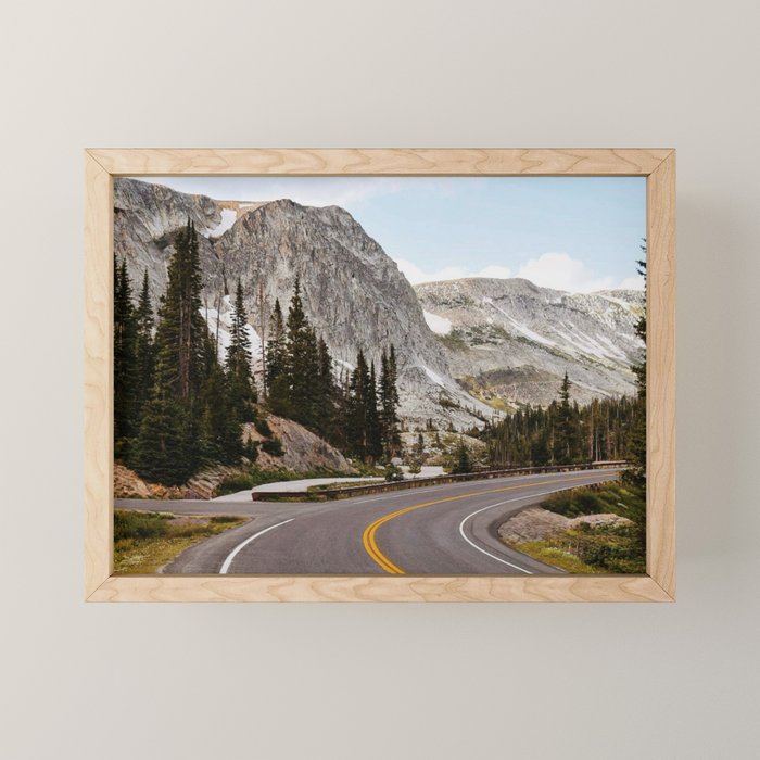 The Road to The Snowies Mini Art Print Gallery Image 1
