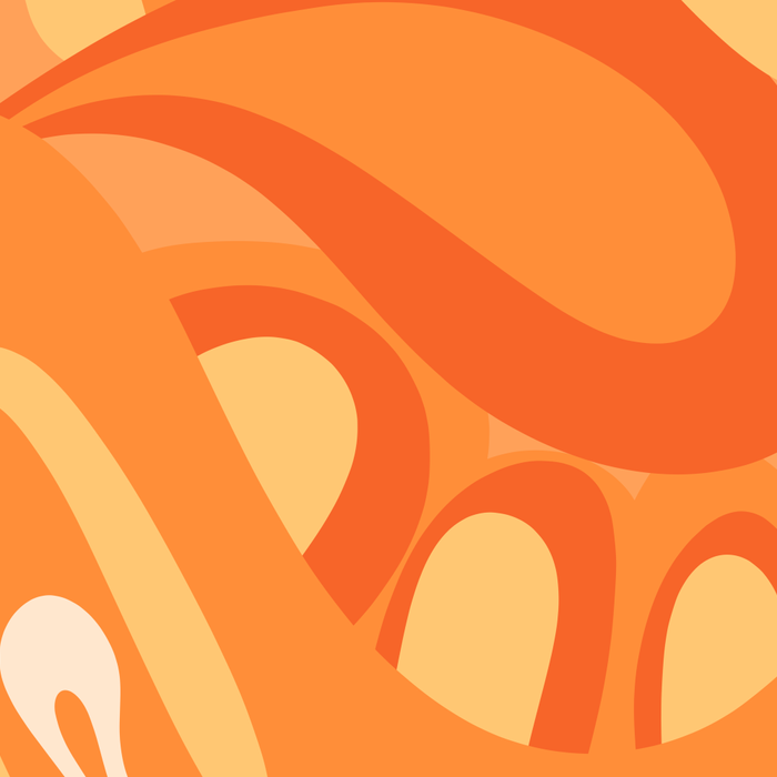 So Trippy Retro Psychedelic Abstract Pattern 2 in Orange Tangerine Tones Coffee Mug Gallery Image 2