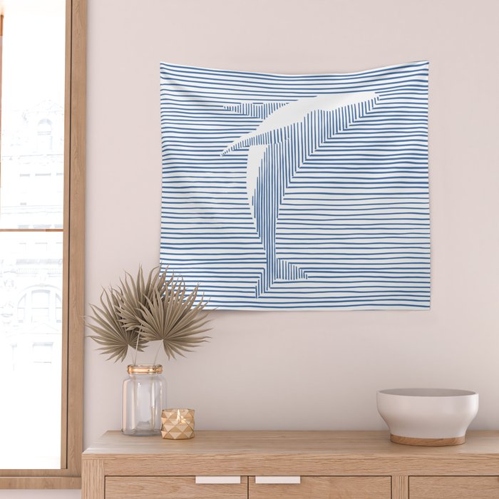 Whale Splash Wall Tapestry Gallery Image 2
