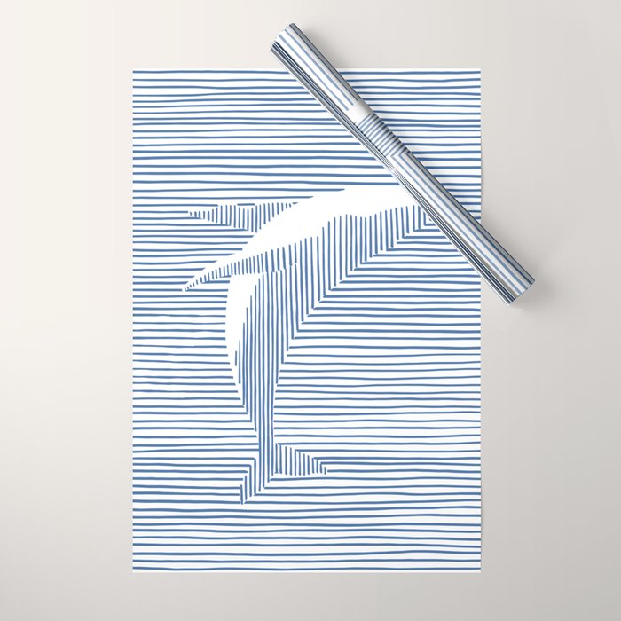 Whale Splash Wrapping Paper Gallery Image 1