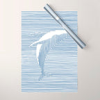 Whale Splash Wrapping Paper Gallery Image 1