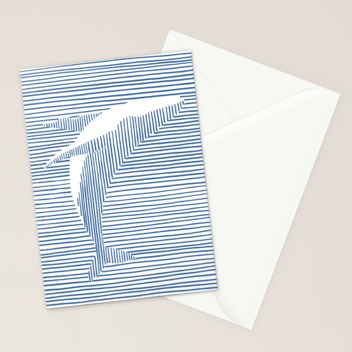 Whale Splash Stationery Card Gallery Image 2