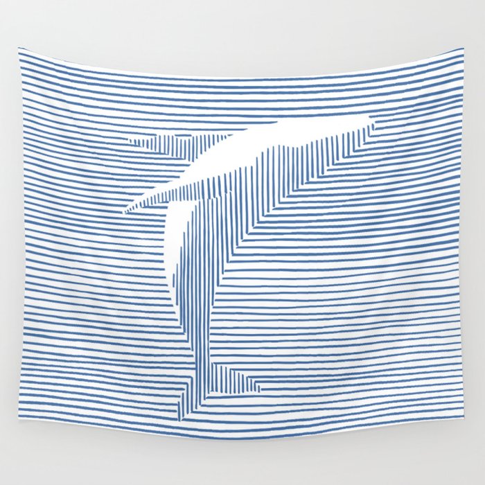 Whale Splash Wall Tapestry Gallery Image 4