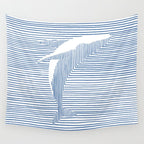 Whale Splash Wall Tapestry Gallery Image 4