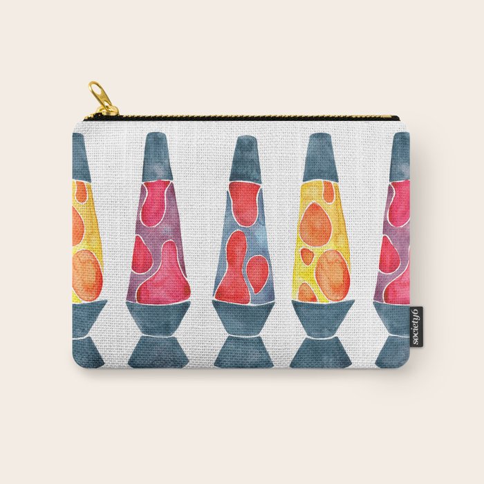 Retro Vibes - Warm Palette Carry All Pouch Gallery Image 1