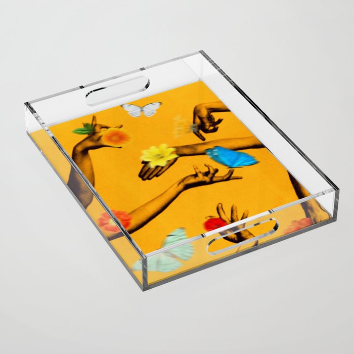Jewels Marigold Acrylic Tray Gallery Image 1