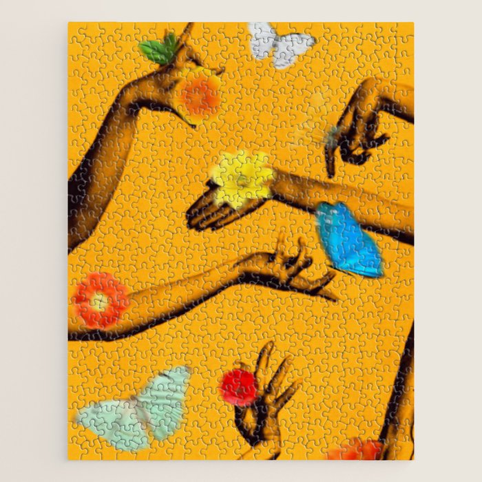 Jewels Marigold Jigsaw Puzzle Gallery Image 1