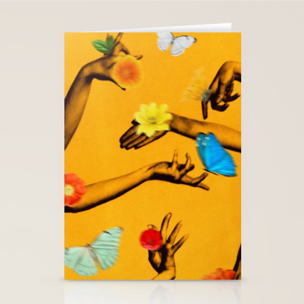 Jewels Marigold Stationery Card Gallery Image 1