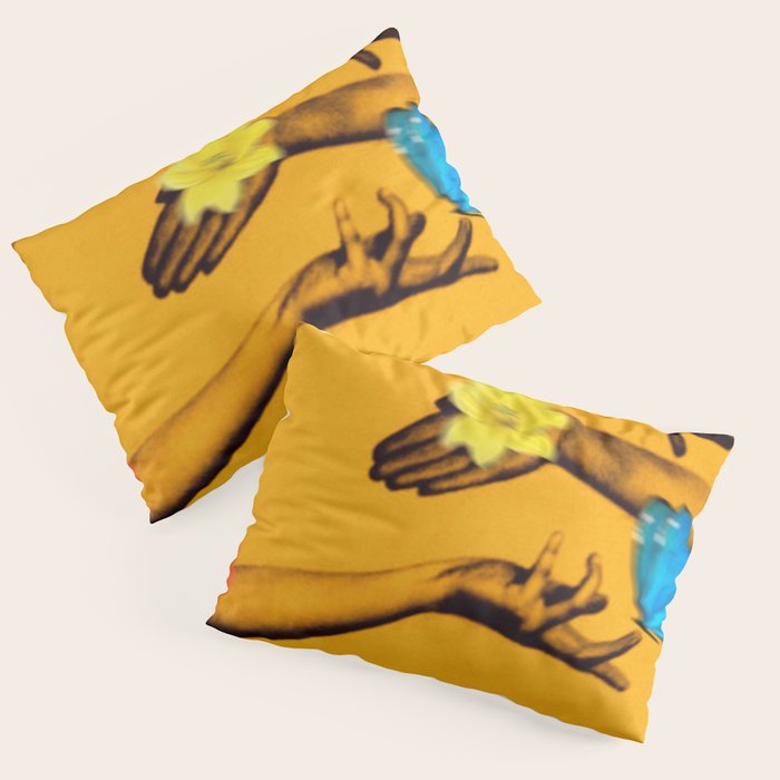 Jewels Marigold Pillow Sham Gallery Image 1
