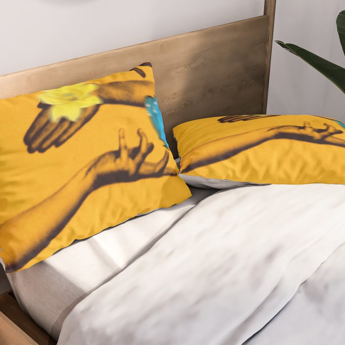 Jewels Marigold Pillow Sham Gallery Image 2