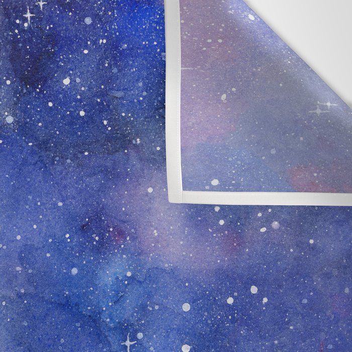 Galaxy Wolf Howling Rainbow Wall Tapestry Gallery Image 3