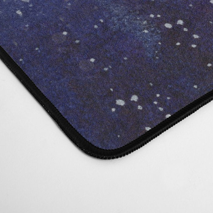 Galaxy Wolf Howling Rainbow Desk Mat Gallery Image 4