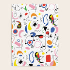 Surealism Art Miro Style Pattern Poster Gallery Image 4
