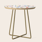 Surealism Art Miro Style Pattern Side Table Gallery Image 1