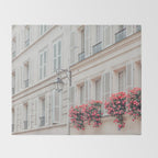 Montmartre Spring - Paris Photograph, Travel Photography Throw Blanket Gallery Image 2
