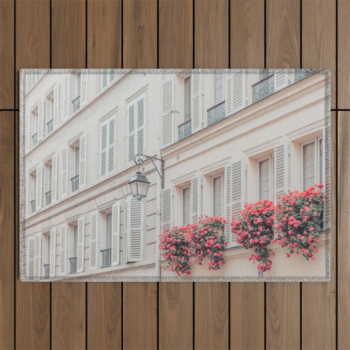 Montmartre Spring - Paris Photograph, Travel Photography Outdoor Rug Gallery Image 1